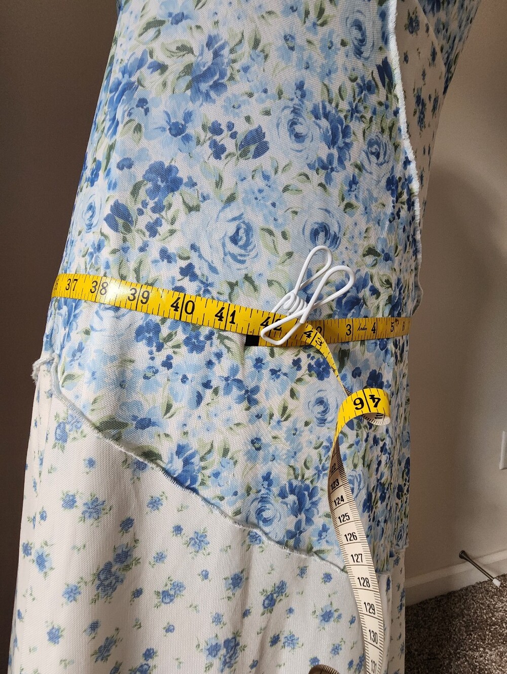 0X Arula Blue Floral Patchwork Maxi Dress - Picture 13 of 15
